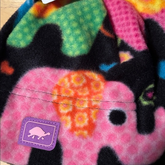 Turtle Fur fleece winter hat elephant, kids age 3 to 6 cute - Picture 2 of 4